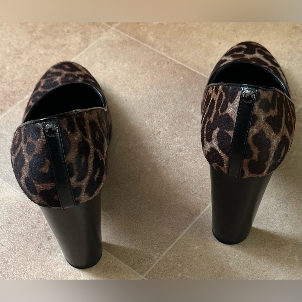 Leopard Print Women's Heels 4 inches worn once